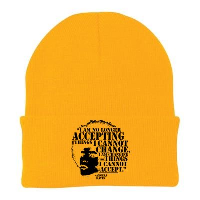 No Longer Accepting Things I Cannot Change Knit Cap Winter Beanie