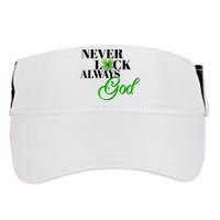 Never Luck Always God St Patrick’S Day Adult Drive Performance Visor