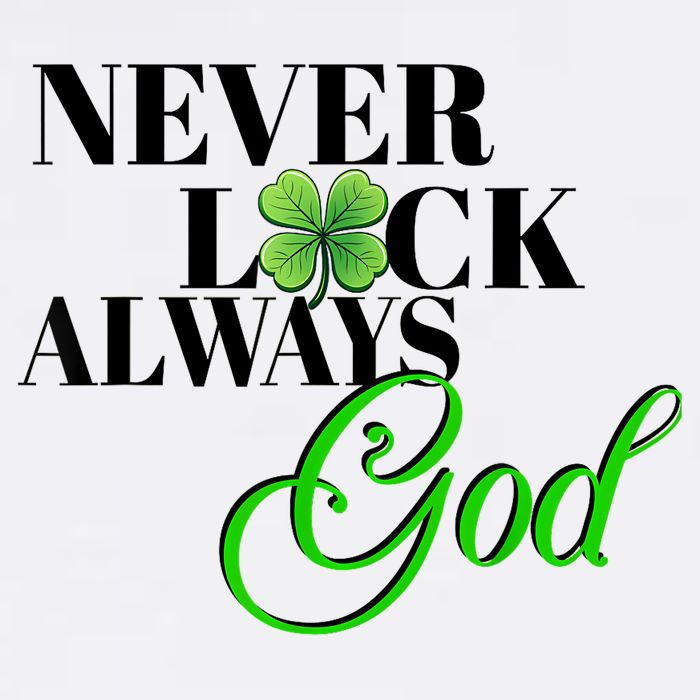 Never Luck Always God St Patrick’S Day Adult Drive Performance Visor