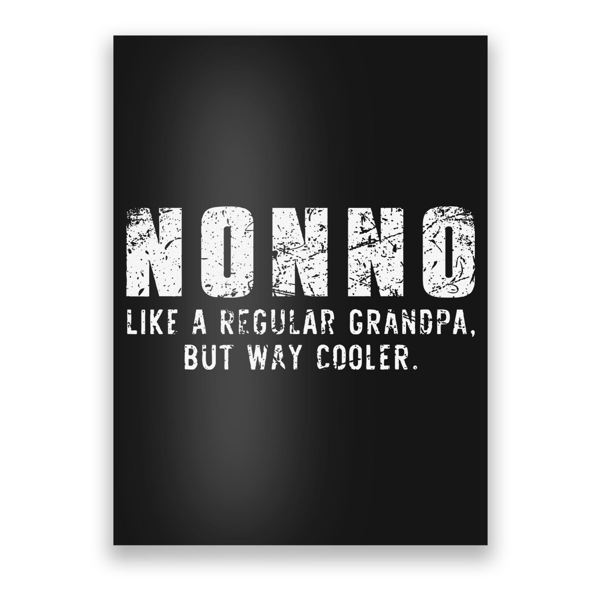 Nonno Like A Grandpa But Way Cooler Only Much Fathers Day Poster