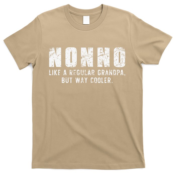 Nonno Like A Grandpa But Way Cooler Only Much Fathers Day T-Shirt
