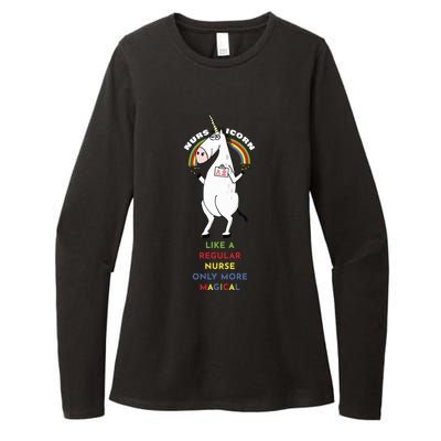 Nursicorn Like A Regular Nurse Only More Magical Great Gift Womens CVC Long Sleeve Shirt