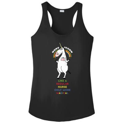 Nursicorn Like A Regular Nurse Only More Magical Great Gift Ladies PosiCharge Competitor Racerback Tank