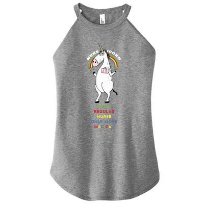 Nursicorn Like A Regular Nurse Only More Magical Great Gift Women's Perfect Tri Rocker Tank