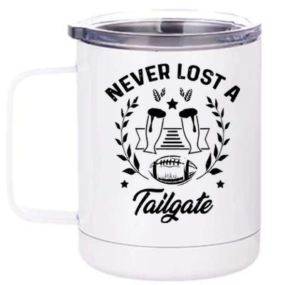 Never Lost A Tailgate 12 oz Stainless Steel Tumbler Cup