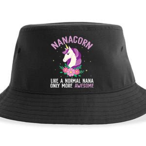 Nanacorn Like A Normal Nana Only More Awesome Happy Grandma Sustainable Bucket Hat