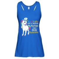 Nursicorn Like A Normal Nurse Only More Awesome Cute Unicorn Great Gift Ladies Essential Flowy Tank