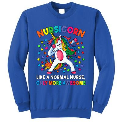 Nursicorn Like A Nurse Only Awesome Dabbing Unicorn Gift Sweatshirt