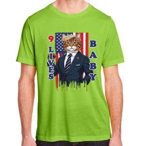 Nine Lives Baby Cat In Suite With Trump Hair Adult ChromaSoft Performance T-Shirt