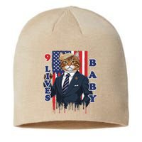 Nine Lives Baby Cat In Suite With Trump Hair Sustainable Beanie