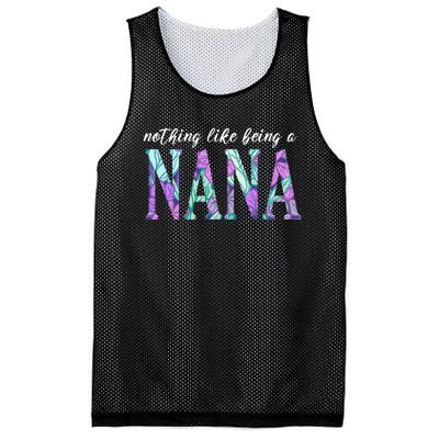 Nothing Like Being A Nana Cute Gift Mesh Reversible Basketball Jersey Tank