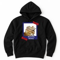 Nine Lives Bitches Funny Trump Cat Hoodie