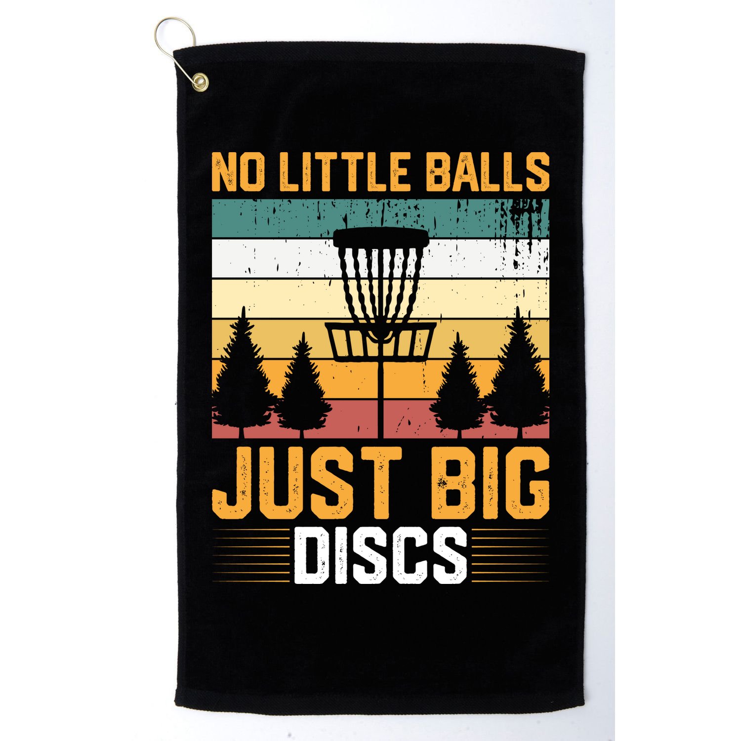No Little Balls Just Big Vintage Disc Golf Frisbee Golf Golf Towel