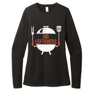 No Leftovers Bbq Grill Barbecue Gift Womens CVC Long Sleeve Shirt