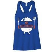 No Leftovers Bbq Grill Barbecue Gift Women's Racerback Tank