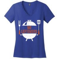 No Leftovers Bbq Grill Barbecue Gift Women's V-Neck T-Shirt