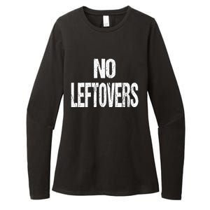 No Leftovers Bbq Grill Barbecue Gift Womens CVC Long Sleeve Shirt