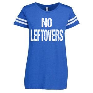 No Leftovers Bbq Grill Barbecue Gift Enza Ladies Jersey Football T-Shirt