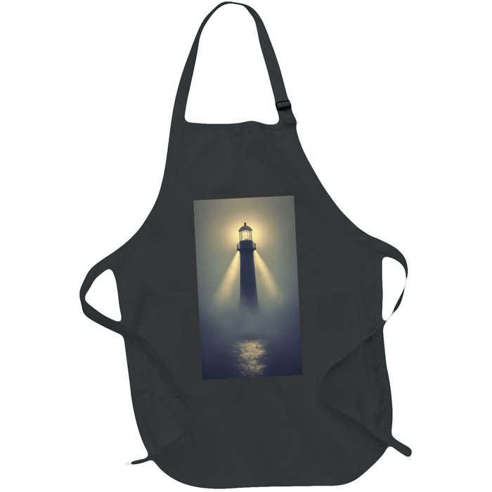 Nautical Lighthouse Beam Ocean Maritime Fog Apron