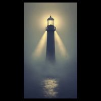 Nautical Lighthouse Beam Ocean Maritime Fog Sweatshirt