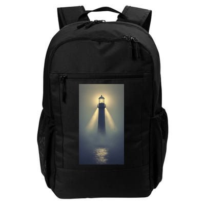 Nautical Lighthouse Beam Ocean Maritime Fog Backpack