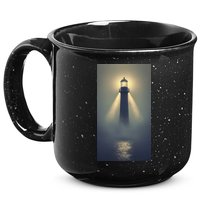 Nautical Lighthouse Beam Ocean Maritime Fog 15oz Campfire Ceramic Mug