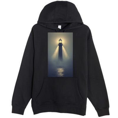 Nautical Lighthouse Beam Ocean Maritime Fog Premium Pullover Hoodie
