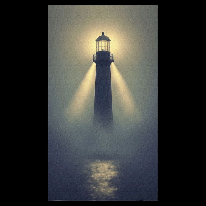 Nautical Lighthouse Beam Ocean Maritime Fog Bag
