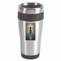 Nautical Lighthouse Beam Ocean Maritime Fog 16oz Travel Tumbler