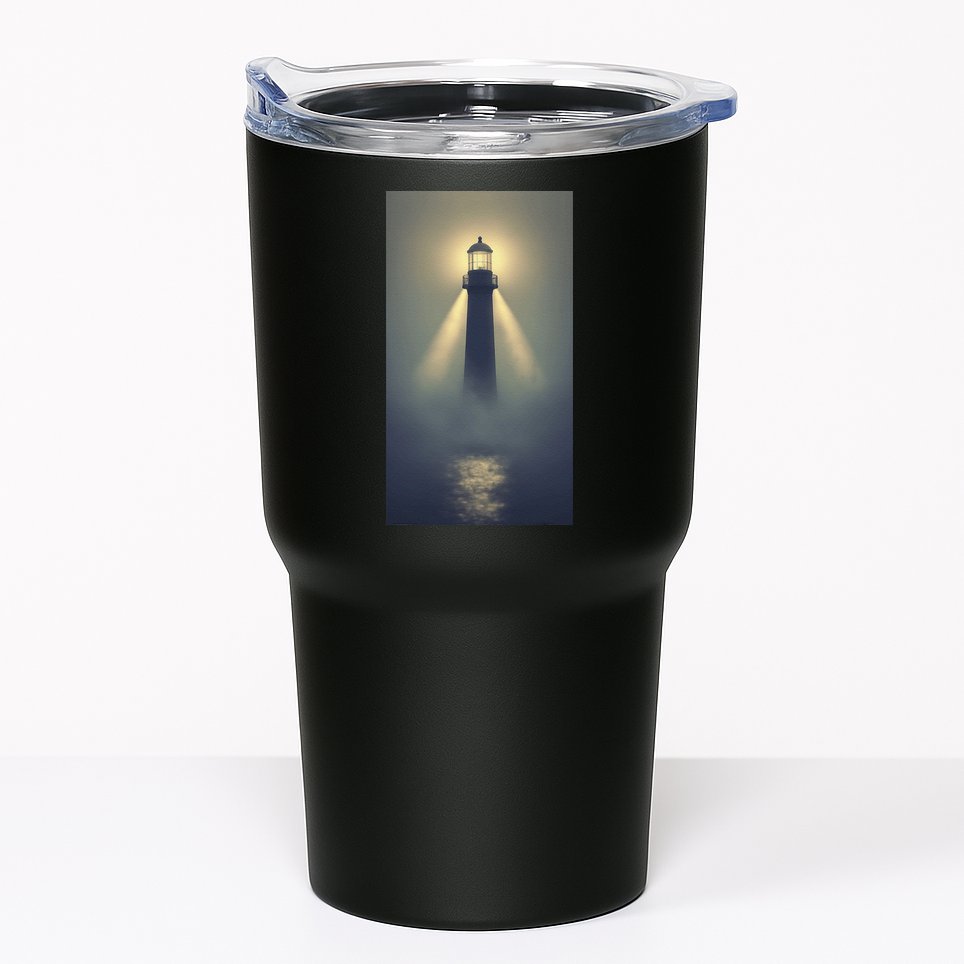 Nautical Lighthouse Beam Ocean Maritime Fog Tumbler