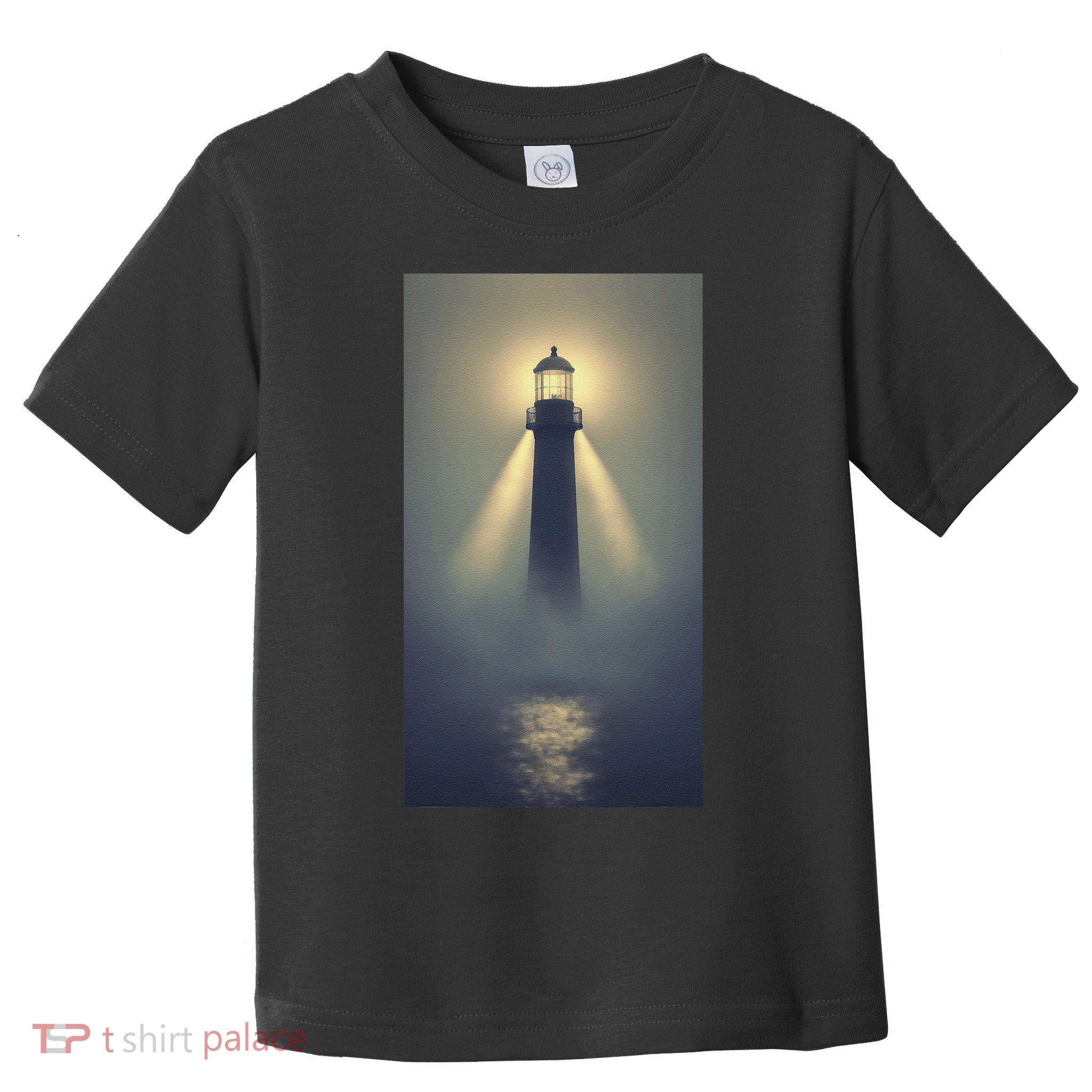 Nautical Lighthouse Beam Ocean Maritime Fog Toddler T-Shirt