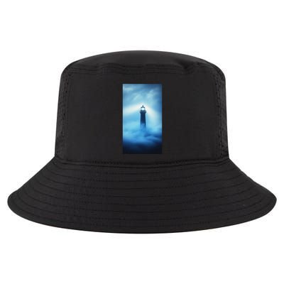 Nautical Lighthouse Beam Nautical Themes Maritime Cool Comfort Performance Bucket Hat