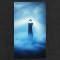Nautical Lighthouse Beam Nautical Themes Maritime Cool Comfort Performance Bucket Hat