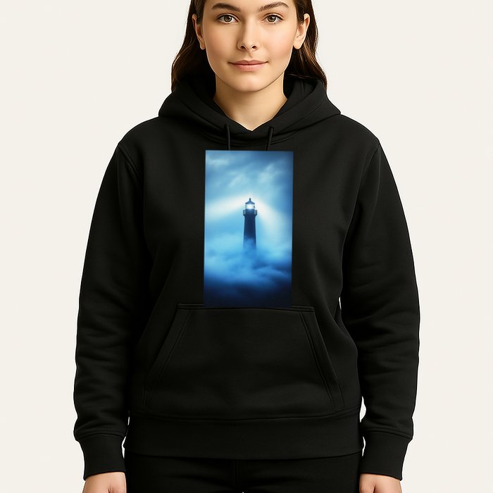 Nautical Lighthouse Beam Nautical Themes Maritime Hoodie