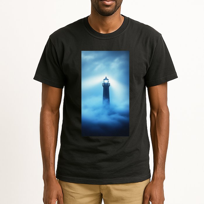 Nautical Lighthouse Beam Nautical Themes Maritime Tall T-Shirt
