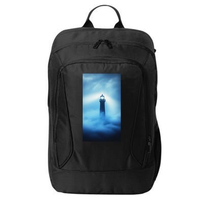 Nautical Lighthouse Beam Nautical Themes Maritime City Backpack