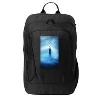 Nautical Lighthouse Beam Nautical Themes Maritime City Backpack