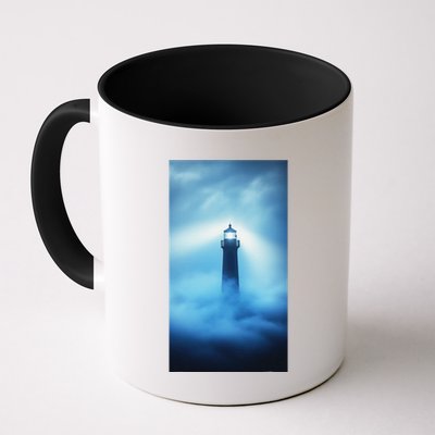 Nautical Lighthouse Beam Nautical Themes Maritime Mug