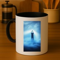 Nautical Lighthouse Beam Nautical Themes Maritime Mug