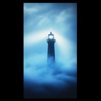 Nautical Lighthouse Beam Nautical Themes Maritime 16 in Basic Backpack