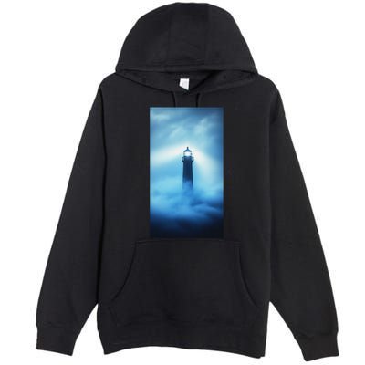Nautical Lighthouse Beam Nautical Themes Maritime Premium Pullover Hoodie