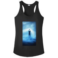 Nautical Lighthouse Beam Nautical Themes Maritime Ladies PosiCharge Competitor Racerback Tank
