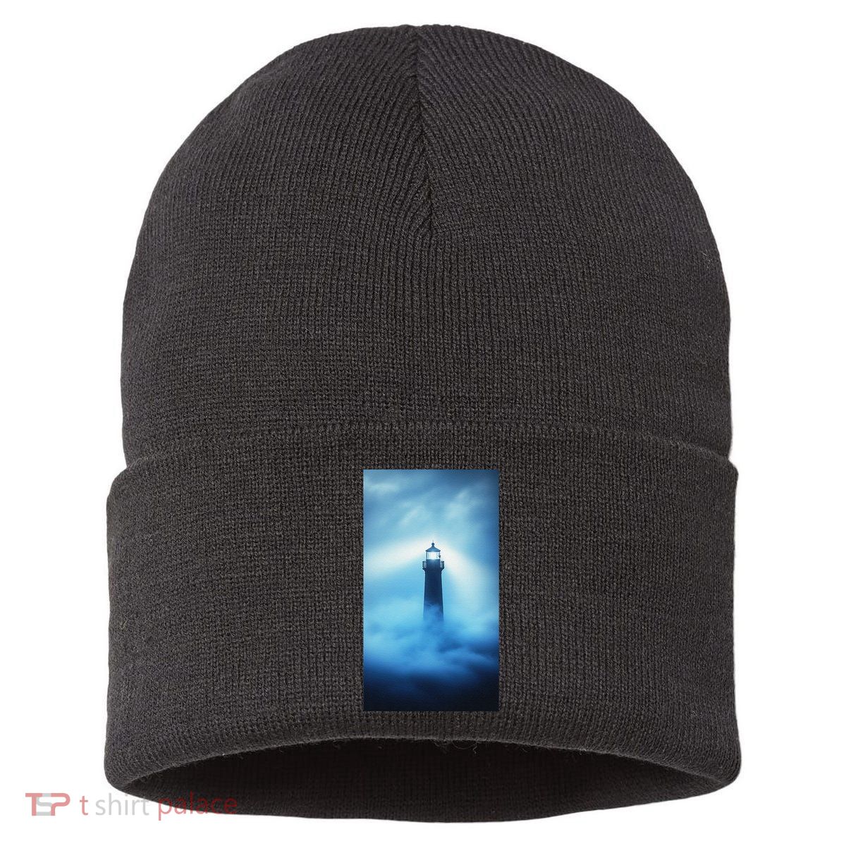 Nautical Lighthouse Beam Nautical Themes Maritime Sustainable Knit Beanie