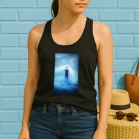 Nautical Lighthouse Beam Nautical Themes Maritime Womens Tank Top