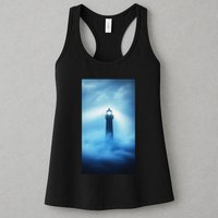 Nautical Lighthouse Beam Nautical Themes Maritime Womens Tank Top