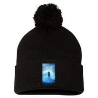 Nautical Lighthouse Beam Nautical Themes Maritime Pom Pom 12in Knit Beanie