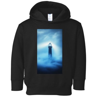 Nautical Lighthouse Beam Nautical Themes Maritime Toddler Hoodie
