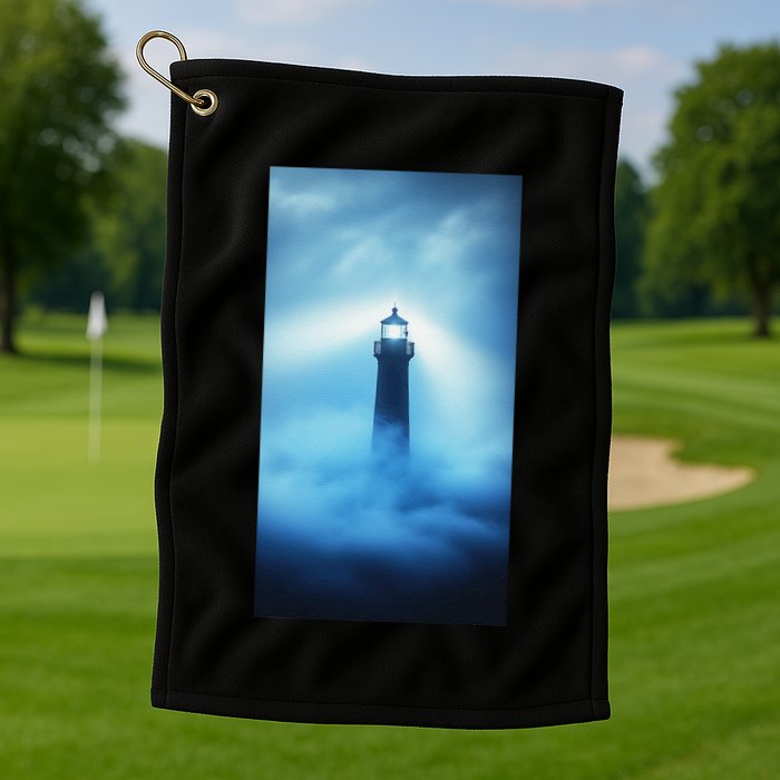 Nautical Lighthouse Beam Nautical Themes Maritime Golf Towel