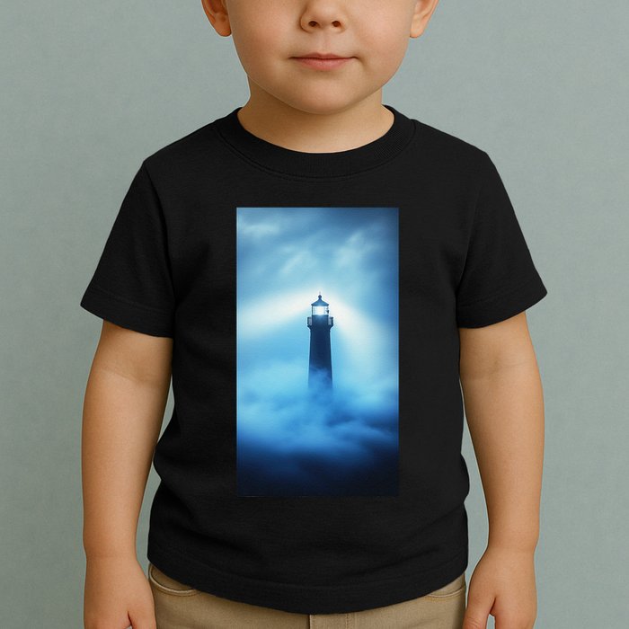 Nautical Lighthouse Beam Nautical Themes Maritime Toddler T-Shirt
