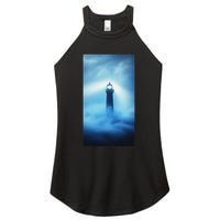 Nautical Lighthouse Beam Nautical Themes Maritime Women's Perfect Tri Rocker Tank